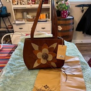 Genuine Leather Patricia Nash shoulder bag